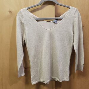 Ann Taylor V-Neck Flattering Stretch Fit Women’s Shirt 3/4 Sleeve
Sx S
#AAA